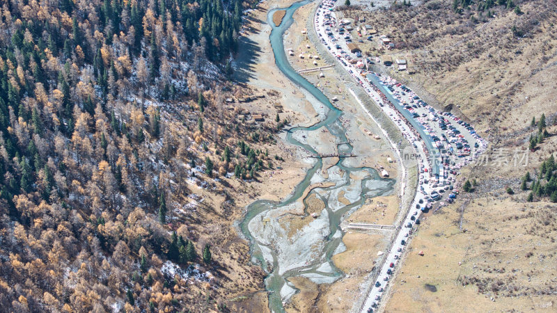 四川西部阿坝理小路的热点大二普营地