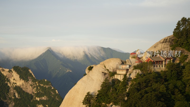 陕西华山山顶的风光