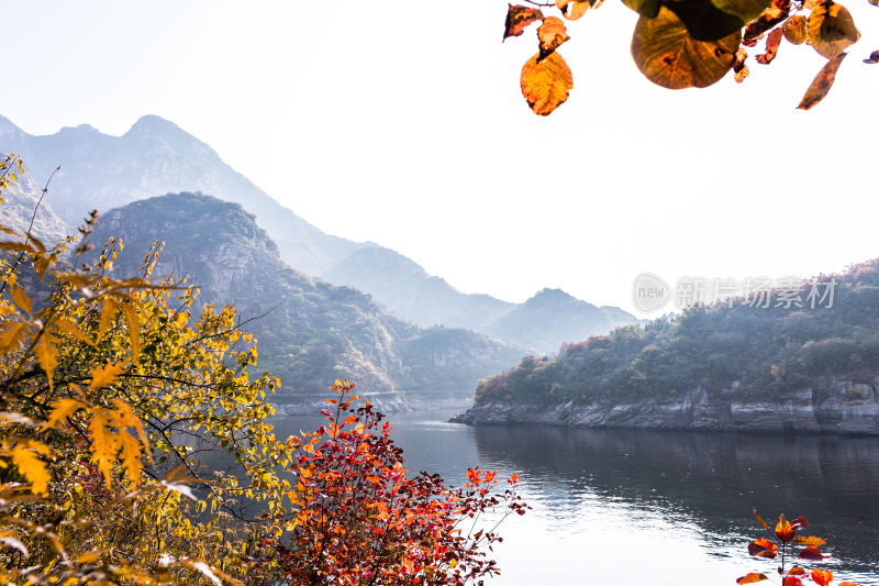 北京青龙峡景区秋季风光