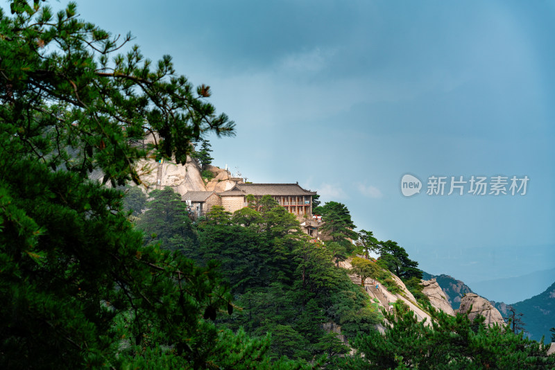 西岳华山日出日落朝霞晚霞云海美景