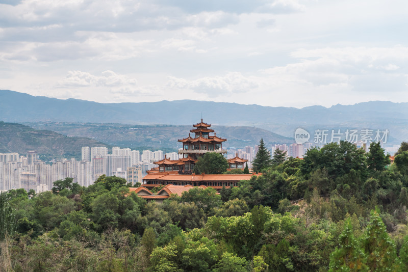 甘肃兰州碑林远景