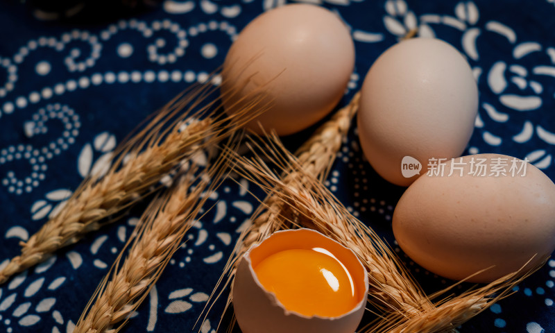 农业养殖土鸡蛋产品拍摄