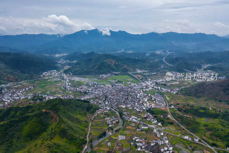 江西乡村田园航拍风光