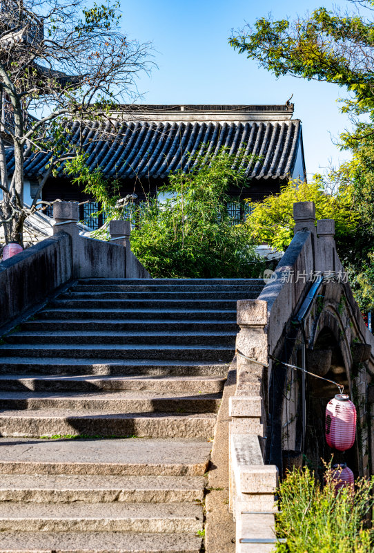 上海嘉定州桥老街法华塔景点景观