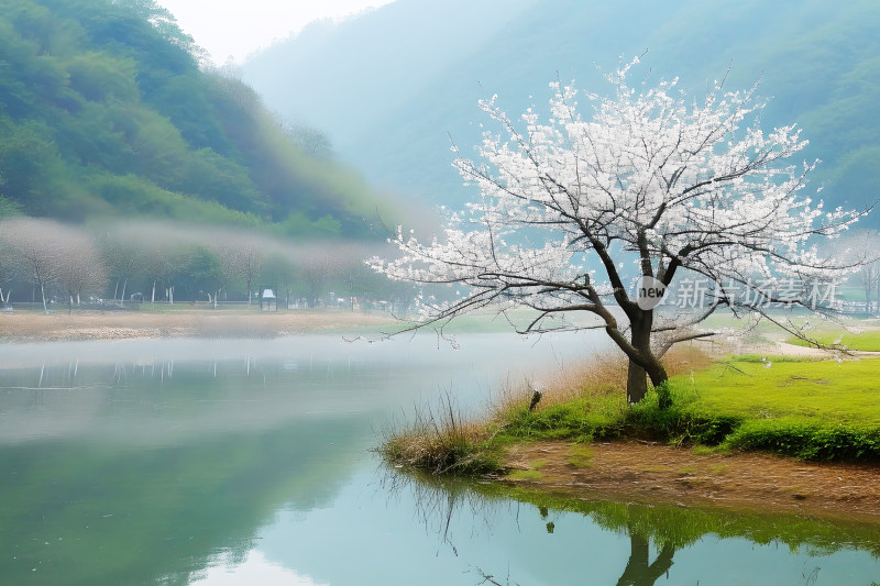 风景春天植物花朵背景