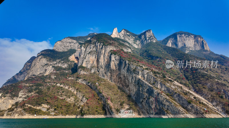 长江三峡巫峡红叶