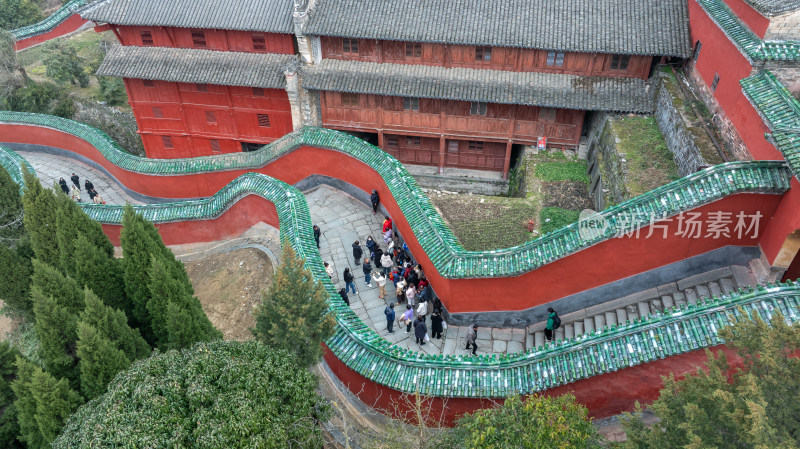 湖北武当山景区太子坡文化古迹旅游