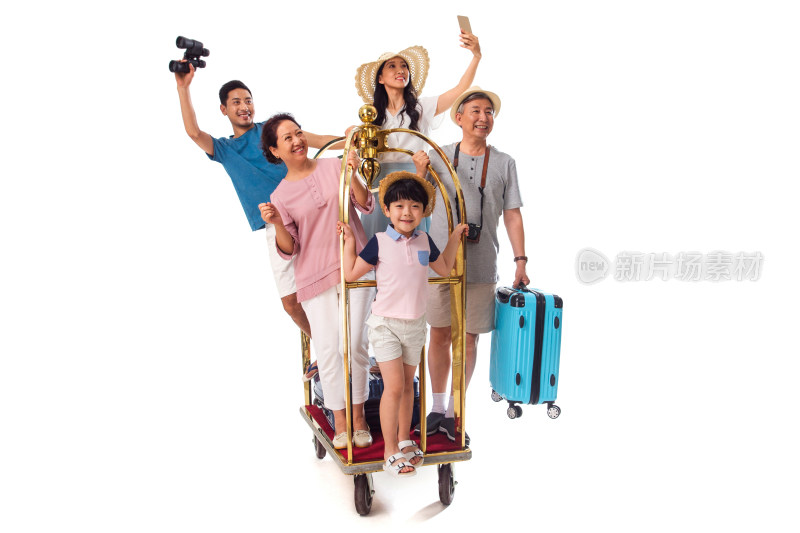 幸福的三代家庭旅行
