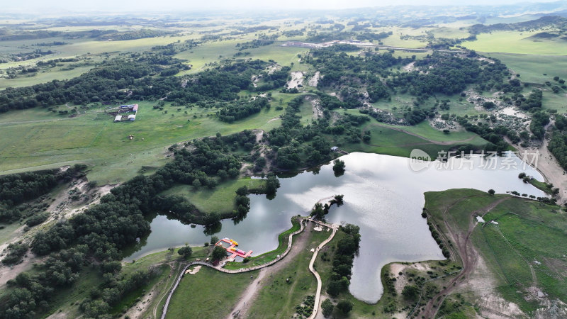 乌兰布统草原公主湖夏日美景