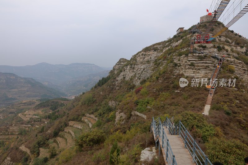 红叶柿岩景区风光