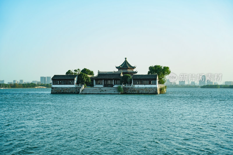 苏州石湖景区天镜阁