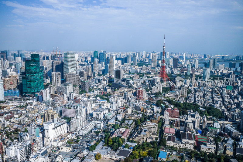 日本东京城市风光