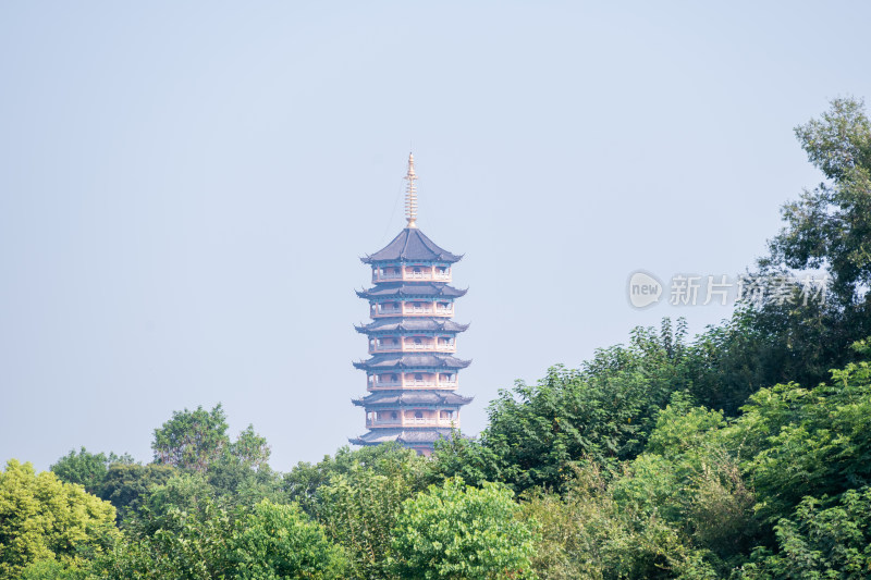 江苏扬州市江都开元寺药师宝塔建筑