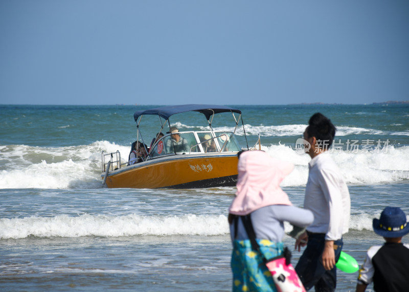 平潭海边漫步场景