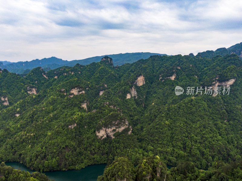 祖国壮丽山河湖南张家界风光航拍摄影图