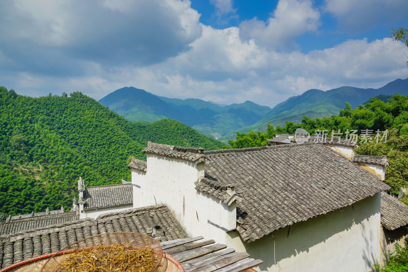 木坑村山景