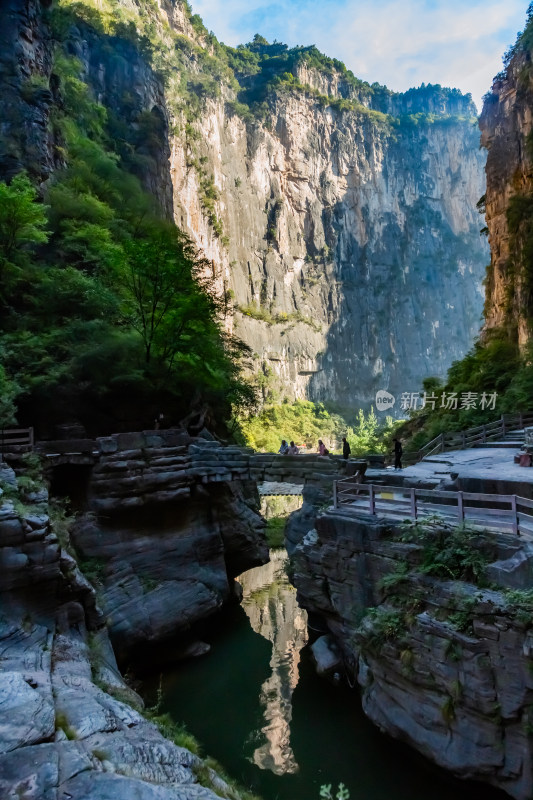 太行山大峡谷的壮丽风光