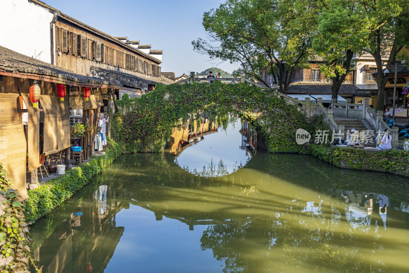 绍兴安昌古镇江南水乡风景