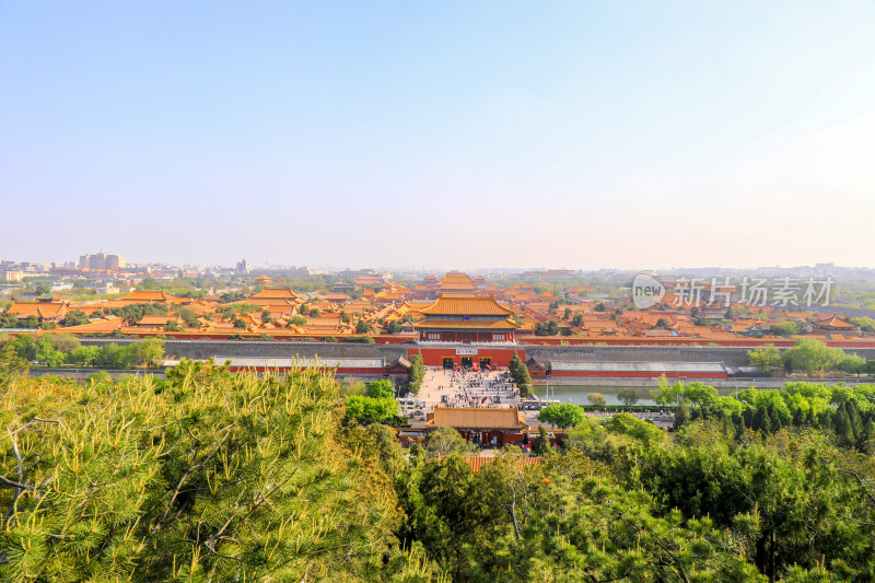 北京故宫全景