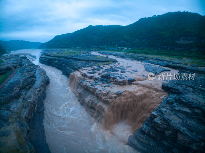 黄河河流奔腾