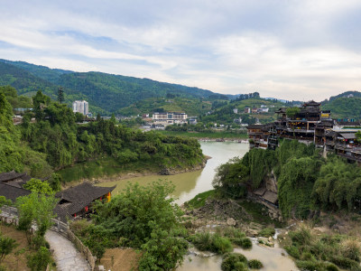 湖南湘西芙蓉镇4a景区