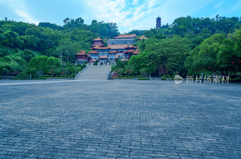 广州南沙天后宫旅游景区中式传统古建筑