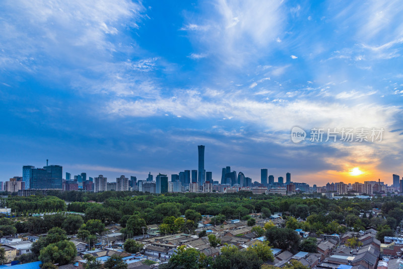 北京CBD城市风光