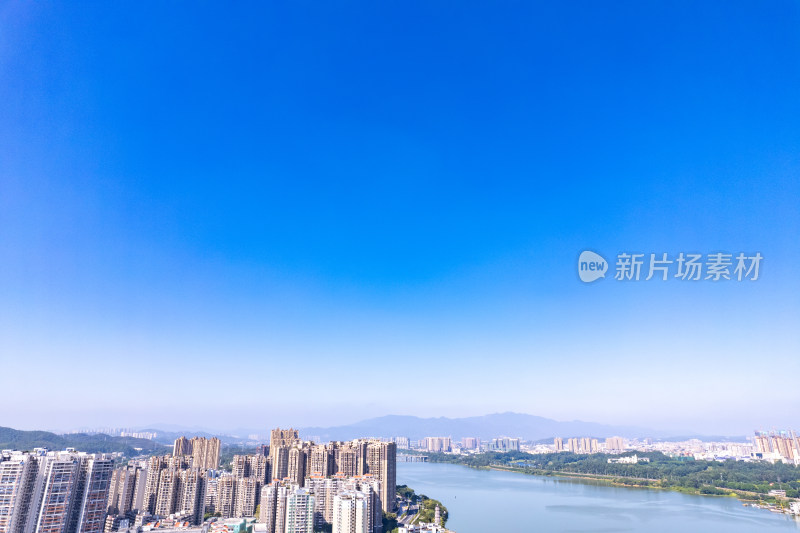 广东惠州合江大桥及周边建筑航拍
