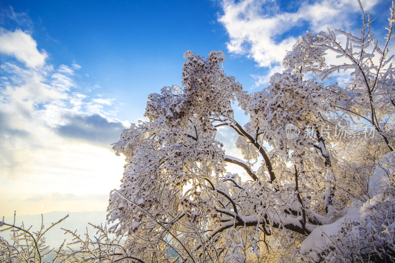 燕山雪后冬季风光