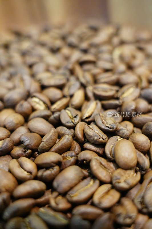 咖啡豆背景素材图
