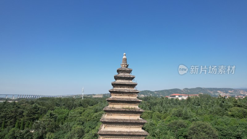 三门峡蛤蟆塔宝轮寺塔