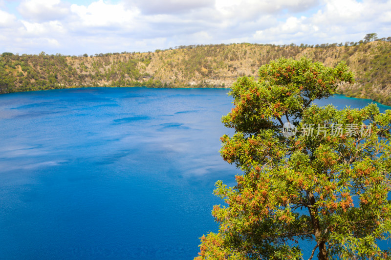 澳大利亚蓝色湖泊蓝湖