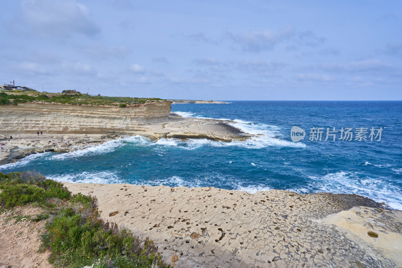 马耳他戈佐岛的海岸