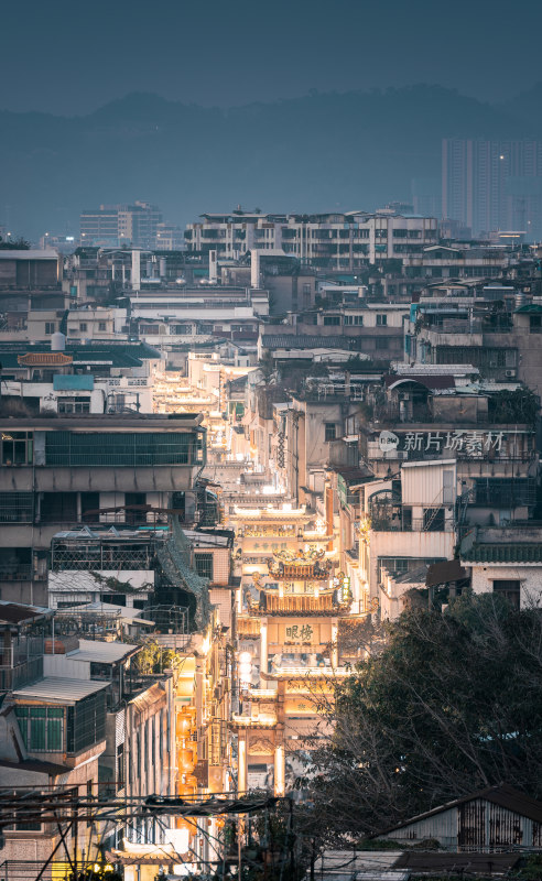 潮州牌坊街夜景