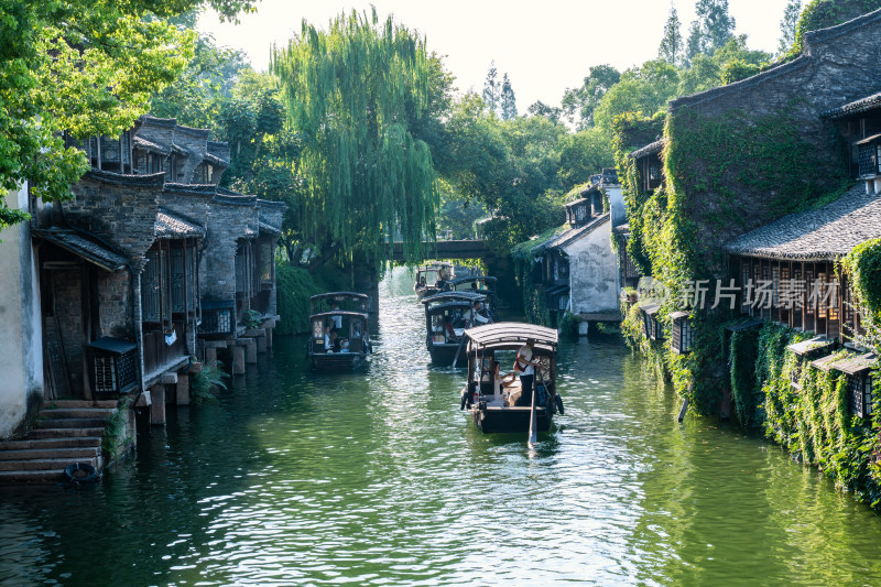 浙江嘉兴桐乡乌镇东栅西栅江南水乡古建筑