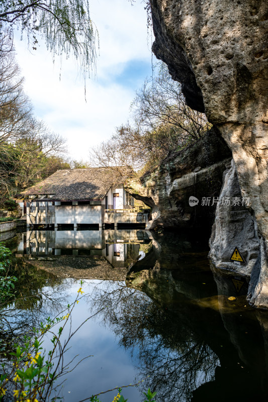 浙江绍兴柯桥柯岩鉴湖景区景点景观