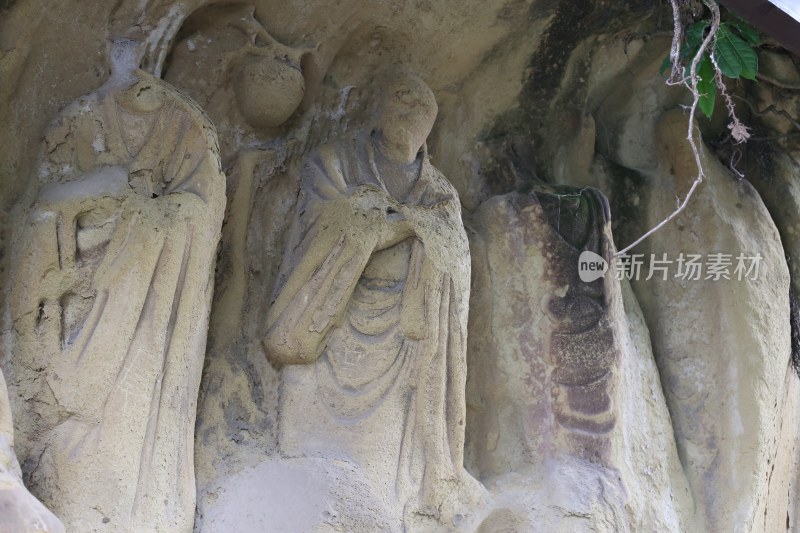 四川自贡荣县大佛寺荣县佛像