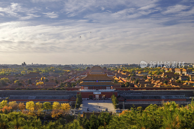 中国北京故宫秋色