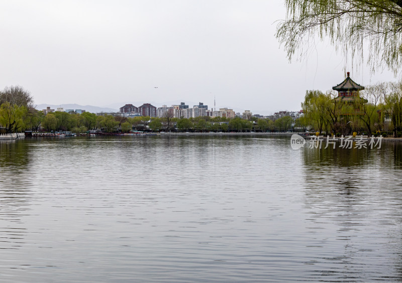 北京什刹海后海公园景点景观