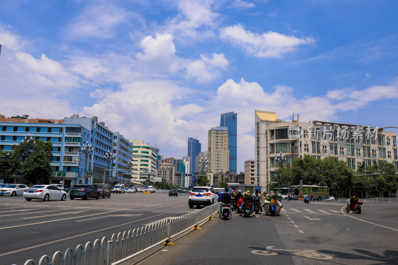 昆明城市现代化建筑街道规划