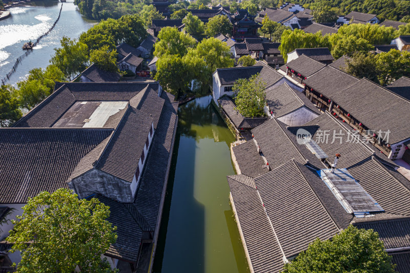 柯岩风景区柯岩鲁镇航拍