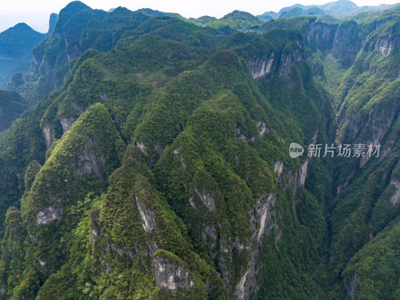 湖南张家界高山山川地貌