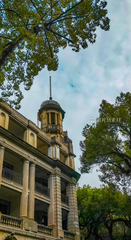 广州市沙面景区的欧式建筑