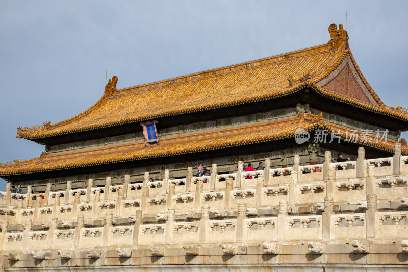 北京故宫博物院古建筑与石栏杆