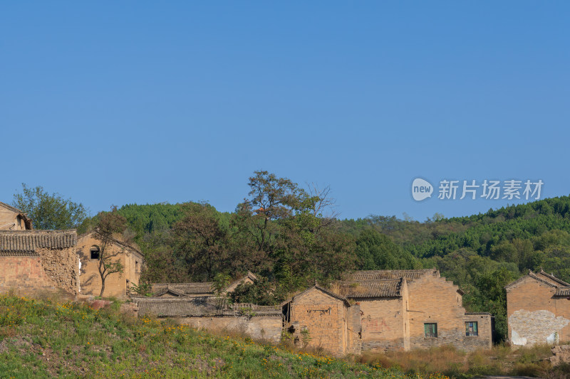 山西晋城，废弃的古村落遗址