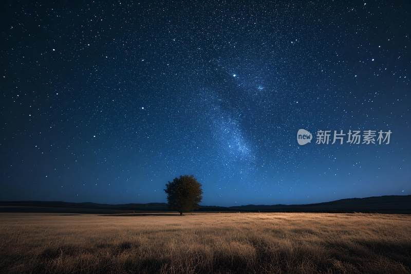 天空背景星空蓝色壁纸