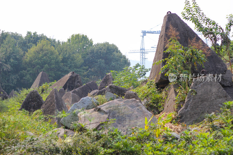 三峡大坝旅游区人造工程景观