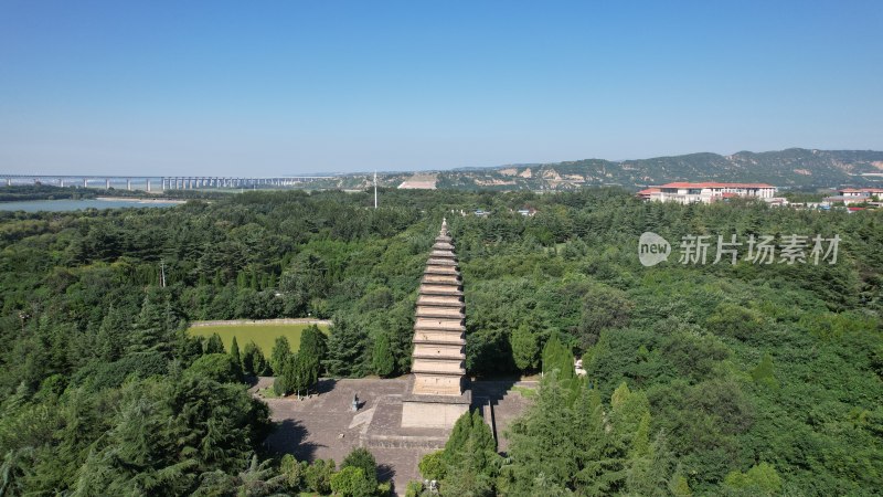 三门峡蛤蟆塔宝轮寺塔