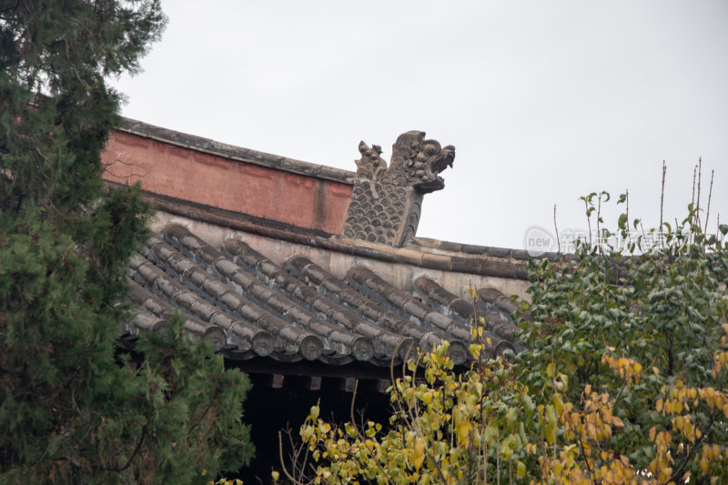 山西大同善化寺屋顶装饰