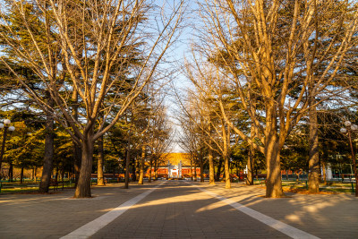 北京市中山公园内的中山堂